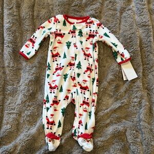 Festive Santa and Tree Kids One Piece